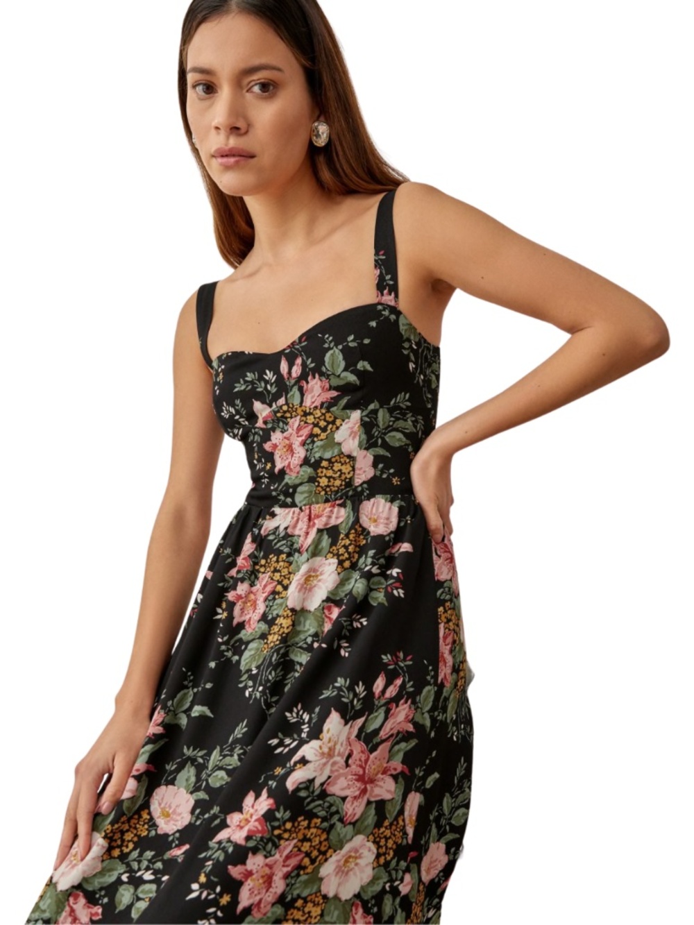 NEW Reformation Celestia Dress Hayden 12 - Picture 14 of 17